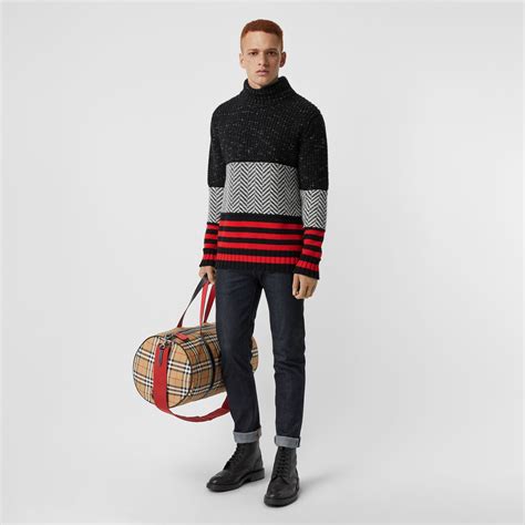 burberry pullover rot|Men’s Luxury Knitwear .